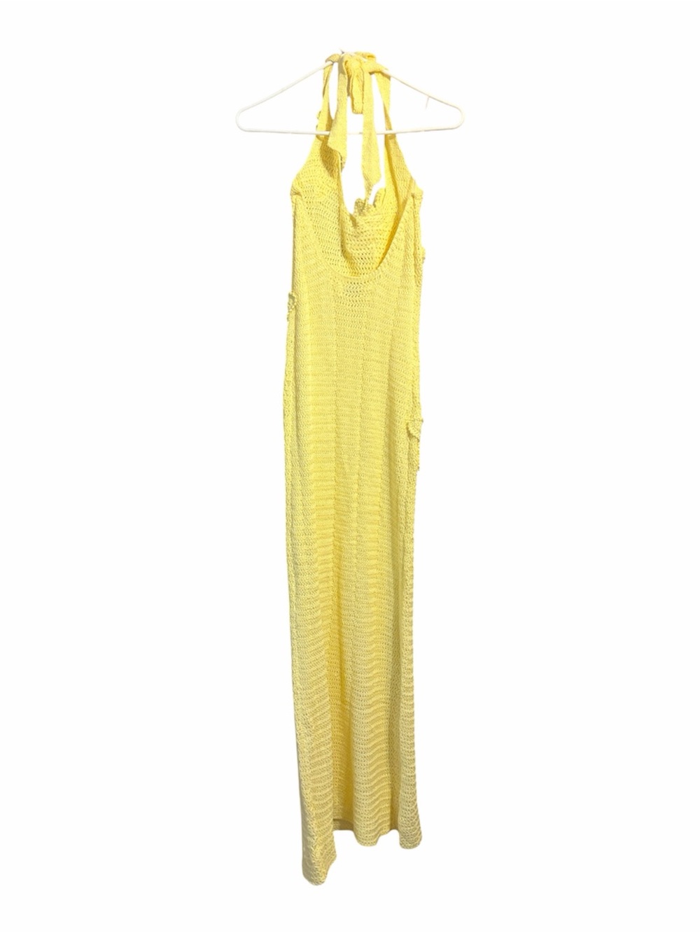 Peppermayo Yellow Crochet Maxi Dress - Picture 4 of 6